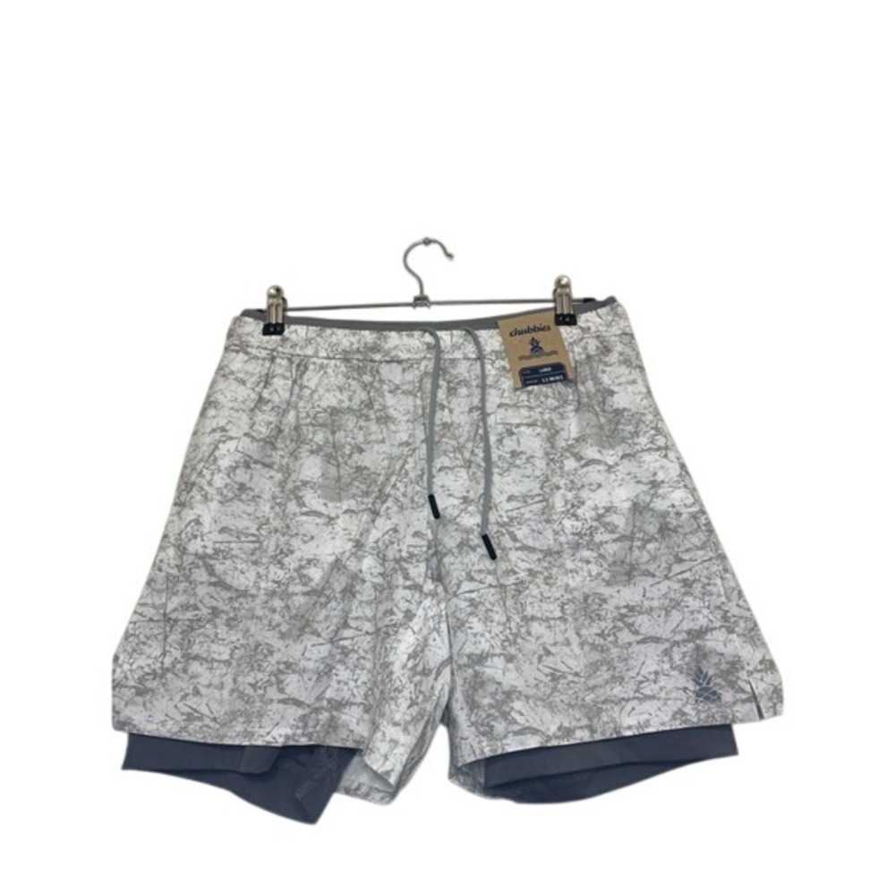Chubbies Men's Large 5.5" Inseam The Crusher 2 in 1 Training Running Shorts